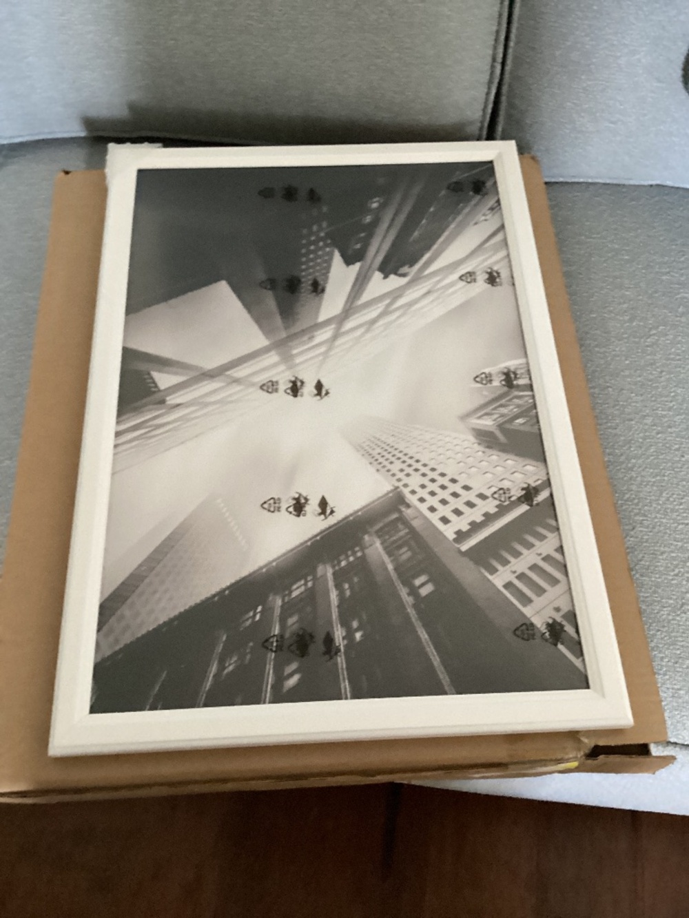 KTKDE picture frame set of 3. White